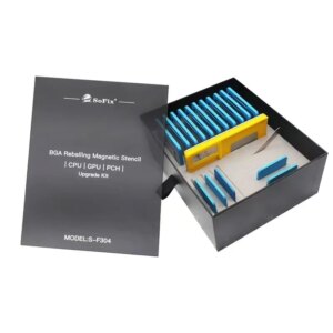 S-F304 BGA Reballing Magnetic Stencil for Macbook CPU GPU PCH Intel M1 M2 CPU to BGA Chip RAM NAND Tin Planting Platform Tools