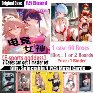 Newest A5 Goddess collection cards ” E-sport Goddess ” Hobby CCG Card Trade Card Goddess Board Game Doujin Toys Board Gifts