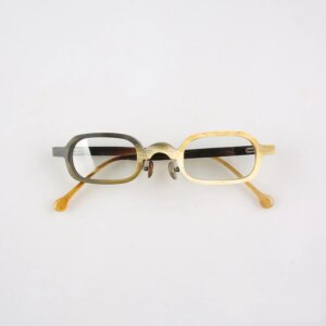 Eyeglass Frames Unique Vintage Square Business Handmade Natural Horn Prescription Man Glasses Frames Optical Lenses Eyeglasses