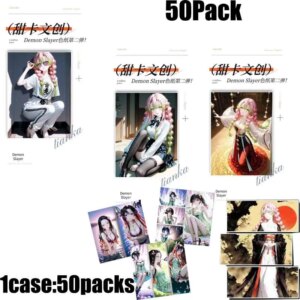 Demon Slayer Cards Booster Box Collection Wave 2 Wholesale Playing Cards Games Board Party Kids Toys Mystery Pack