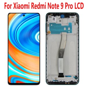 6.67”Original For Xiaomi Redmi Note 9S LCD Display Screen Touch Panel Digitizer Replacement Parts For Xiaomi Redmi Note 9 Pro