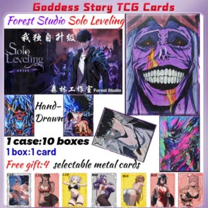2025 Newest Forest Studio Solo Leveling 2 Hand-drawn Cards Sung Jin-woo Shinobu Japanese Anime Trading Mitsuri Hobbies Gift