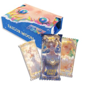 New Youmi Sailor Moon First Edition Collection Cards Anime Character Fantasy Magic Flash Enamel Metal Cards Xmas Gift