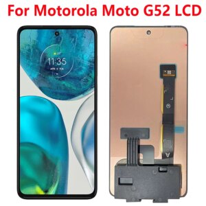 6.6“ Original AMOLED For Motorola Moto G52 LCD Display Screen Sensor Panel Digiziter Assembly For Motorola Moto G71s LCD