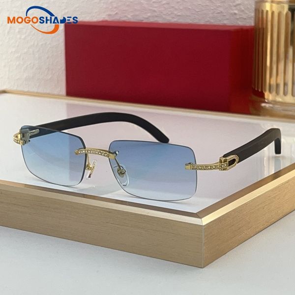 mens sunglasses women glasses frame diamond cut classic square Leisure Luxury Rectangular Goggles Multicolor fashion sunglass 0015