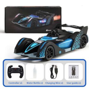 Electric 4WD Charging F1 Spray Drift Racing Lights High-speed Music 2.4g Wirless Remote Control Speed Car Childrens Toy