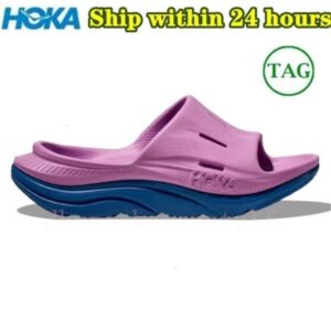 Hokahs 2023 Designer Slippers Men Women sports Ora Recovery Slides Cyclamen Diva Blue Mist Green Black Withe Mens Womens Summer Beach Outdoor Platform Rubber shoes