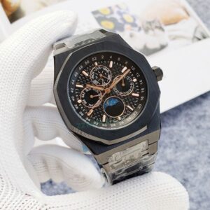 Watch Mens Automatic Designer Watch High end Multifunctional All Stainless Steel Sapphire Waterproof Watch Business Fashion Watch Montre de Luxe