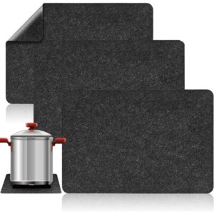 Kitchen Countertop Air Fryer Heat-resistant Mat Silicone Anti Slip Protective Placemats Desktop Coffee Machine Waterproof Pad Fabric