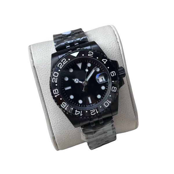 Automatic Mechanical 40mm Watch 904L Stainless Steel Blue Black Ceramic Sapphire glass Super luminous WristWatches montre de luxe gifts Wholesale Men watch