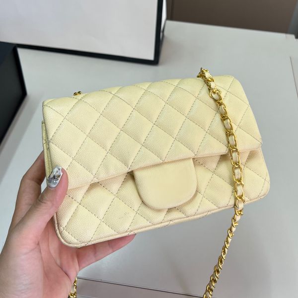 Designer Bag Crossbody Leather Handbags For Women Shoulder Purse Synthetic Leather Caviar Cowhide Classic Flap With Gold Chain Small Purse Handbag Designer Bag
