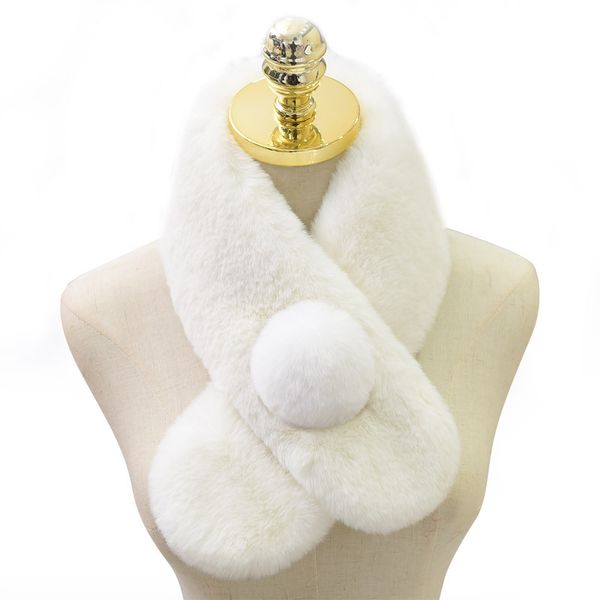 1-622 Women's Winter Shawl Neck Scarf - High-End Warm Versatile Accessory