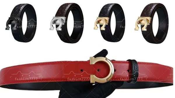 Classic fashion men's belt designer belt leisure smooth buckle belt optional gift box