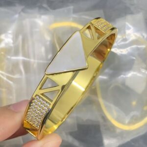 Designer Bracelet Gold Plated Crystal Bracelet for Women Luxury Bracelets Bangle Birthday Gifts Luxury Jewelry with Box
