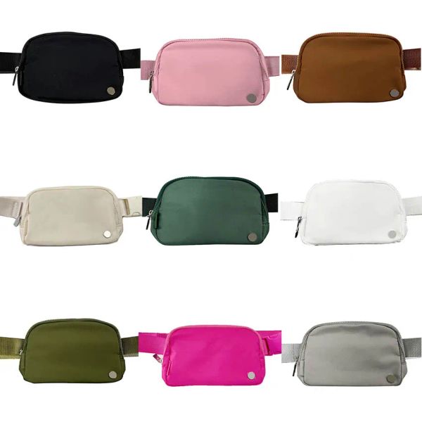 2024 Fashionable Yoga Nylon Mens Belt Bum Bag Sport Womens Crossbody Shoulder Fanny Pack Portable Waist Bumbags New Upgrade Chest 1L And 2L Capacity Fannypack