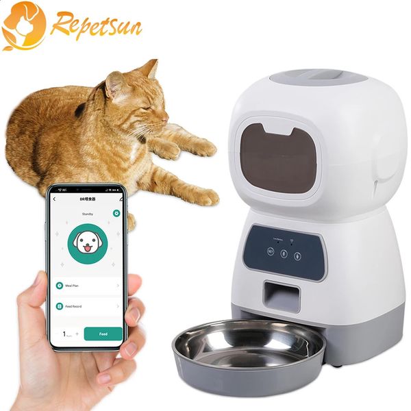 3.5L Automatic Pet Feeder For Cats WiFi Smart Regular And Quantitative Large Capacity Timing Dog Food Dispenser