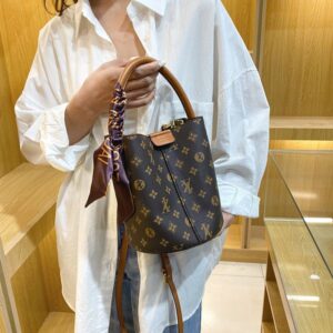 Women's New fashion printed casual handbag fashion chain crossbody bag bucket bag with all-in-one shoulder crossbody tote