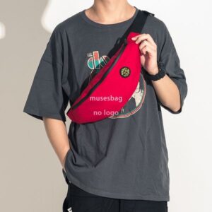 Street trend Fanny pack men's sports outdoor chest bag Fashion personality death flying riding bag casual single shoulder crossbody bag