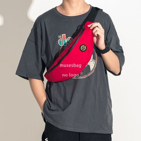 Street trend Fanny pack men's sports outdoor chest bag Fashion personality death flying riding bag casual single shoulder crossbody bag