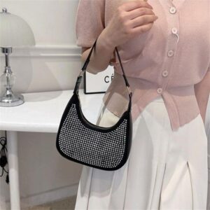 Fashion Evening Bags Women brand Handbag Luxury Leather Chain Shiny Diamond Shoulder Bag Handbags Designer Tote Mini Bags