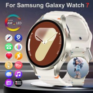 Fashion Galaxy 7 Ultra Smart Watch GPS Sports Track AMOLED Sn HD etooth Call Fiess Tracker Heart Rate SmartwatchXJ250108