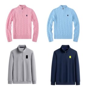 mens jumpers designer women sweater bottoming half pull zip hoodie knit sweater pullover men autumn winter luxury casual sleeve crew neck warm sweaters jumper s-2xl