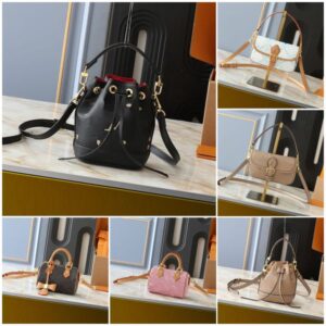 Ladies' Makeup Bag High-End And High-Quality Leather Shoulder Bag Crossbody Bag Hand-Held Pillow Bag Soft Leather Bucket Bag