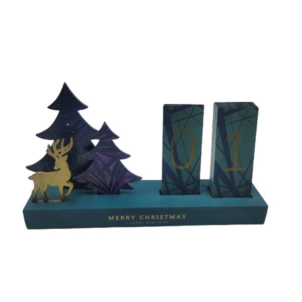 Christmas Design Desk Calendar - Stylish Time Management Tool for Holiday Planning