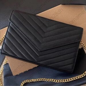 10A Designer Bags Women's Shoulder Chain Bag Classic Flap Tote Bags Wallet Check Purse Solid Hasp Waist Square Stripes Luxurys Handbags envelope crossbody bag purses