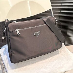 Mens Cross Body Bag Nylon Messenger Bags Black Shoulder Bags Medium Briefcase Fashion Flaps TOP