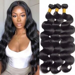 Body Wave Bundles 30 Inch Raw Indian Remy Virgin Unprocessed 100% Human Hair BodyWave Hair Extensions 1 3 4 Bundles Deal