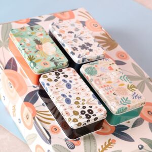 Exquisite Pattern Square Sealed Dustproof Hairpin Leather Ring Debris Sorting Random Sheet Sundries Collection Containers Candy Storage Box