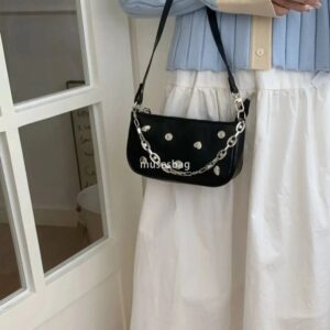 Urban minimalist fashion trend niche design elf underarm bag new summer high-end feeling niche bag women's one shoulder crossbody bag