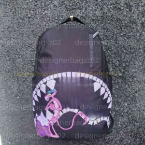 Luxury Designer Bag Purses Tote Shoulder Bag Backpack Shark Mouth Double Vintage Handbag Checkerboard American For Middle And High School Students