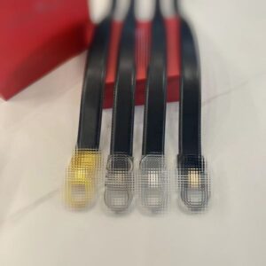 Unisex Leather Belt by Top Brand – Sleek Design with Storage Case, Size 38mm Belt