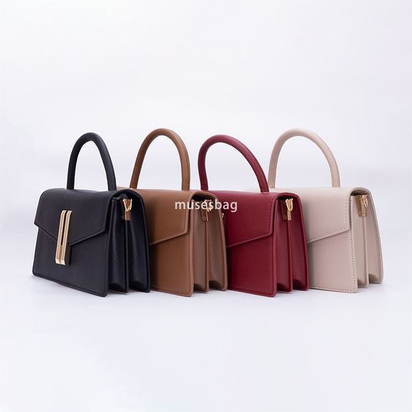 New multi-color niche design soft leather crossbody bag essential for commuting women's shoulder bag small square bag designer bag