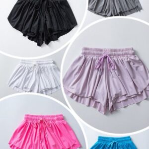 gym shark shorts Sweatpants Womens Yoga Shorts Outfits With Exercise Fitness Wear Short Pants Girls Running Elastic Pants Sportswear Pockets