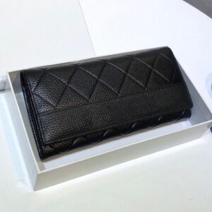 Designer bag Cowhide Wallets Leather Wallet Classic card holder Handbags Classic Clutch Bags Luxurys Purse Card Women Ccredit card slot Fortune bag 19cm