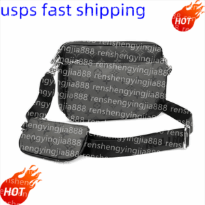 520TOP Handbags Women Men Leather TRIO Messenger Bags Shoulder Make up Bag Designer Handbag Tote Man's bag