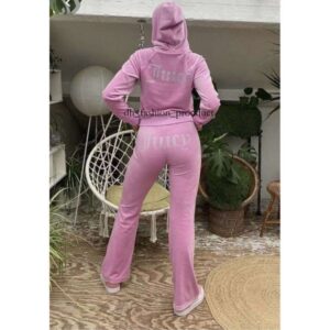 Juicy Tracksuit Fashion Set Women Juicy Designer Clothes Tracksuit Women Sporting Red Suits Slim Casual Velvet Women Set Track Suit Couture Sweatsuits 408 87b