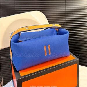 Women Canvas Cosmetic Bags designer makeup bag small toiletry shoulder bags handbag fashion wash pouch 10A