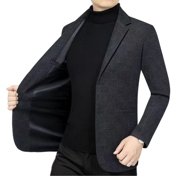 H322 Men's suit jacket Korean style spring and autumn woolen small suit jacket