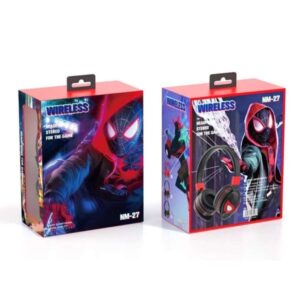 New Luminous Spider Man Bluetooth Headphones with Heavy Bass for Mobile Wireless Sports Gaming