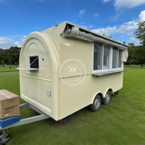 Ice Cream Vending Cart Trailer Mobile Food Trailer Custom Hot Dog Catering Truck Concession Food Truck Trailer For Sale