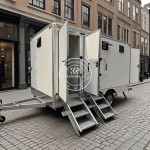 2025 Portable Washroom Trailer Popular Restroom Trailer North America Portable Bathroom Unit Shower and Toilet Trailer