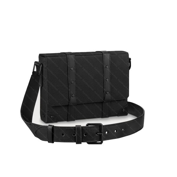 TRUNK Embossing shoulder bags laptop bag Embossed and flower fashion Messenger bag 57726 crossbody cross body Men bags RVT Rivet Magnetic suction clamshell