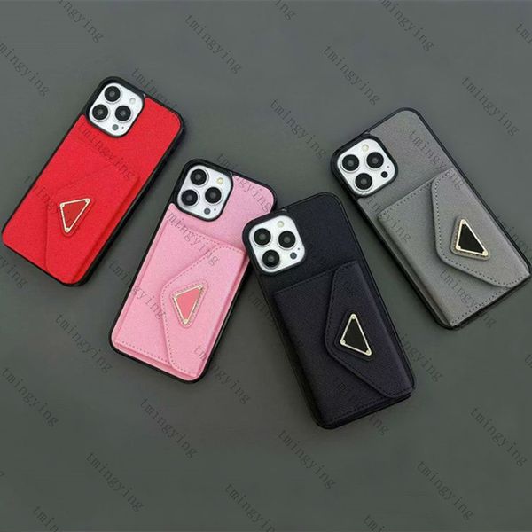 Wallet Phone For 16 Pro Max 15 Plus 14 13 12 11 Designer Fashion Leather Cover Card Holder Cases Cellphone iPhone Case