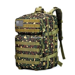 Outdoor army camouflage backpack special combat multi-functional large capacity mountaineering sports travel camping tactical backpack