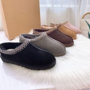 Ankle Winter Boot Designer Fur Snow Boots Tasman Slipper Flat Heel Fluffy Mules Real Leather Australia Booties For Woman