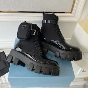 Designer boots Luxury Boots Men Women Shoes Platform Thin Base Comfort Embossed Patent Leather Mules Copper Triple Black Ivory Winter Fashion Boots Size 35-41